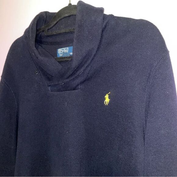 Polo by Ralph Lauren L Navy Turtleneck Sweater - Picture 2 of 7